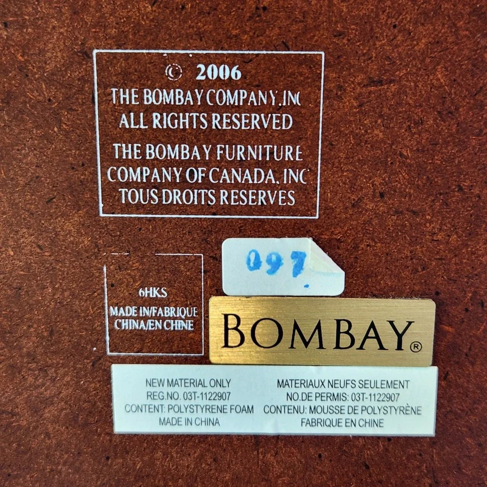 Bombay Redwood Jewelry Box Flip Lid Automatic Drawer Velvet Lined 12 x 8 x‎ 4